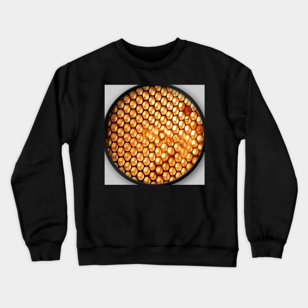 Honeycomb - Bee - Honey Crewneck Sweatshirt by piksimp